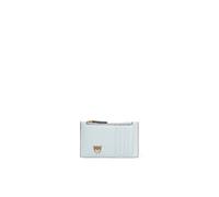Pinko Leather Card Holder Airone Cardholder Azzurro Celeste Light Blue