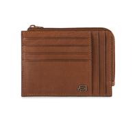 Piquadro Black Square credit card case RFID leather 12.5 cm brown