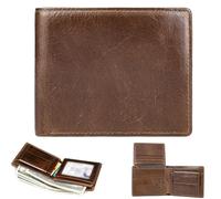 Wallets for Mens Muti-Functional,Leather Slim Wallet with Credit Card Holders, Banknote Compartments & ID Window Minimalist Wallets Men,Minimalist Wallets,Leathers Brown Wallett (1PC)