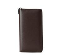 Wallets,Loose-Leaf Notebook Set Retro Work Notepad Hand Ledger Travel Large-Capacity Card Holder Wallet (B 21 * 3 * 11cm)