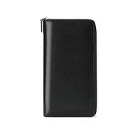 Wallets,Loose-Leaf Notebook Set Retro Work Notepad Hand Ledger Travel Large-Capacity Card Holder Wallet (B 21 * 3 * 11cm)