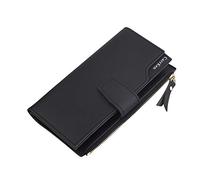 Wallets Men's Crazy Purse Clutch Wallet Triple Women Purse Purses Ladies Large Red, black, standard size
