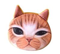 Wallets Men's Note Pin Wallet Card Bag Key Bag 3D Cat Print Purse S Wallets, U, standard size