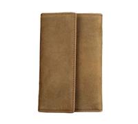 Wallets, Retro Men's Wallet Business Wallet Handmade Medium and Long Three-Fold Count Wallet (W15 * 10 * 3M)