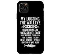 Walleye Fishing Funny Case for iPhone 11 Pro Max