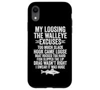Walleye Fishing Funny Case for iPhone XR