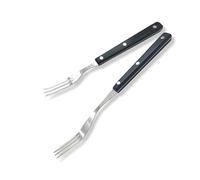 WALLFARM Granny Forks 2-Piece Set - Pro-Grade Stainless Steel - Heat-Resistant BBQ Meat Fork - Ideal for Serving, Cooking, Turning, Roasting, Shredding, Barbecue - 10" & 12"