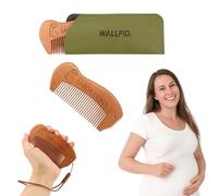 WALLFID Birth Comb,Birthing Comb,Labour Comb,Massage Ball,Postpartum Essentials,Wooden Comb for Labor Pain Relief,Pain Relief for New Moms,Prepared for Pregnant and New Moms (Set 3)