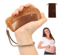 WALLFID Custom Info Birth Comb,Birthing Comb,Labour Comb,Massage Ball,Postpartum Essentials,Pain Relief During Labor,for Pregnant Moms (Delivery Comb)