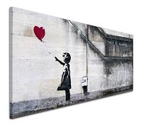 Wallfillers Banksy's Girl with Red Balloon Canvas Prints - Wall Art