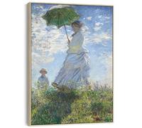 Wallfillers Claude Monet - Woman with Parasol Lady with Umbrella Print