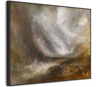 Wallfillers JMW William Turner - Snow Storm Avalanche Landscape Print