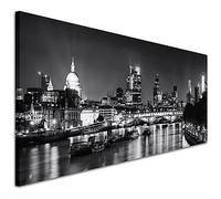 Wallfillers River Thames London Skyline Canvas Art Pictures