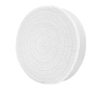 WALLFIRE 10M Badminton Tennis Racket Anti-skid Cotton Towel Grip Big Reel Towel Grip Roll Overgrip Sweatband Tape Absorbed Wraps (Color : White)