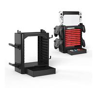 Wallfire Multi-Function Game Storage Tower Bracket Storage Holder Stand Shelf for Game Switch Disc Console Host Controller