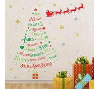 Wallflexi Christmas Decorations, multicolour