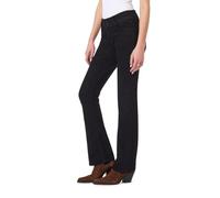 WallFlower Luscious Curvy Bootcut Jeans for Women Mid-Rise Insta Stretch Denim in Petite, Midsize, Plus Size, Juniors Jeans, Black, 22 Plus