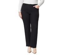WallFlower Luscious Curvy Bootcut Jeans for Women Mid-Rise Insta Stretch Denim in Petite, Midsize, Plus Size, Juniors Jeans, Black, 16 Plus