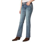 WallFlower Luscious Curvy Bootcut Jeans for Women Mid-Rise Insta Stretch Denim, Size Inclusive Juniors Jeans, Sizes 0 to 24, Delilah, 14 Plus