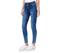 WallFlower Women's High-Waisted InstaSoft Sassy Skinny Jeans, Kelly, 15 Short