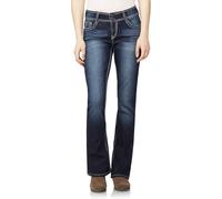 WallFlower Women's Instastretch Luscious Curvy Bootcut Jeans, Betsy Legacy, 1 Long