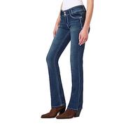 WallFlower Women's Instastretch Luscious Curvy Bootcut Jeans, Chrystie, 7 Long