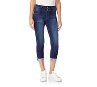 WallFlower Women's Juniors Instasoft High-Rise Sassy Fit Skinny Stretch Crop Jeans (Standard and Plus), Riverton, 15