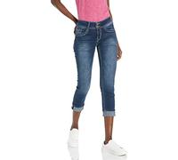 WallFlower Women's Juniors Instastretch Mid-Rise Curvy Skinny Stretch Denim Crop Jeans (Standard and Plus), Heidi, 9