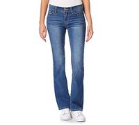 WallFlower Women's Legendary Bootcut Mid-Rise Insta Stretch Juniors Jeans (Standard and Plus), Keller Pure, 20 Plus