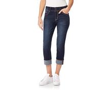 WallFlower Women's Luscious Curvy 23.5'' Crop Mid-Rise Insta Stretch Juniors (Standard and Plus) Jeans, Betsy, 9