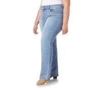 WallFlower Women's Luscious Curvy Bootcut Mid-Rise Insta Stretch Juniors Jeans (Standard and Plus), Andrea, 5 Long