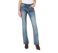 WallFlower Women's Luscious Curvy Bootcut Jeans, Basil, 1