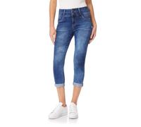 WallFlower Women's Sassy Crop High-Rise Insta Soft Juniors (Standard and Plus) Jeans, Kelly, 15