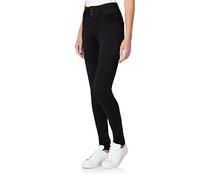 WallFlower Women's Sassy Skinny High-Rise Insta Soft Juniors Jeans (Standard and Plus), Noir, 11
