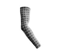 Wallhack Repeat Gaming Arm Sleeve | Compression Sleeve for Wrist & Arm Support for Long Gaming Sessions | Anti-Slip Arm Warmer for Precision & Comfort | White, Small - Medium