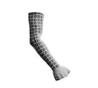 Wallhack Repeat Gaming Arm Sleeve with Hand Support | Compression Sleeve for Wrist & Arm Support for Long Gaming Sessions | Anti-Slip Arm Warmer for Precision & Comfort | White, Small - Medium