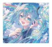 Wallhack x Hatsune Miku Glass Gaming Mouse Pad - Collaboration Edition SP-004 | Summer Miku Design | Professional Speed Surface (Tempered Glass) | Large Size 49 x 43cm