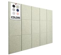 WALLHERO Corkboards for Wall, 59"x36" | 15 Pack | Cork Board Squares, Pin Up Board, Office Board for Wall, Big Bulletin Board, Cork Roll with Adhesive Backing (Sage Green)
