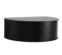 Wallie Wall drawer Shelf Black Woud