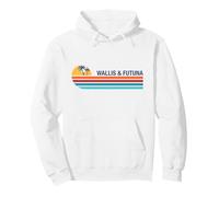Wallis and Futuna Colorful Landscape Pullover Hoodie