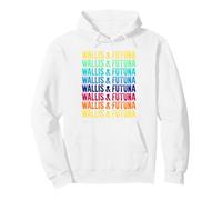 Wallis and Futuna Colorful Pullover Hoodie