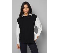 Wallis Women's Belted Knitted Tank in Black | Size: Medium Wallis Black M