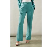 Wallis Belted Wide Leg Trousers In Turquoise turquoise