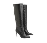 Wallis Binky Faux Leather Stiletto Heel High Leg Boots, 5, Black