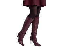 Wallis Binky Faux Leather Stiletto Heel High Leg Boots