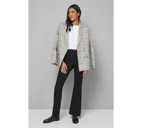 Wallis Black Smart Bootcut Leg Trousers black