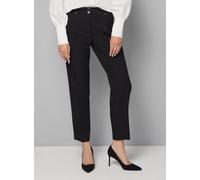 WALLIS Black Smart Tapered Leg Trousers 16