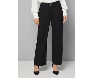 WALLIS Black Smart Wide Leg Trousers 16