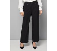 WALLIS Black Smart Wide Leg Trousers 18