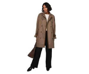 Wallis Brown Check Collared Coat